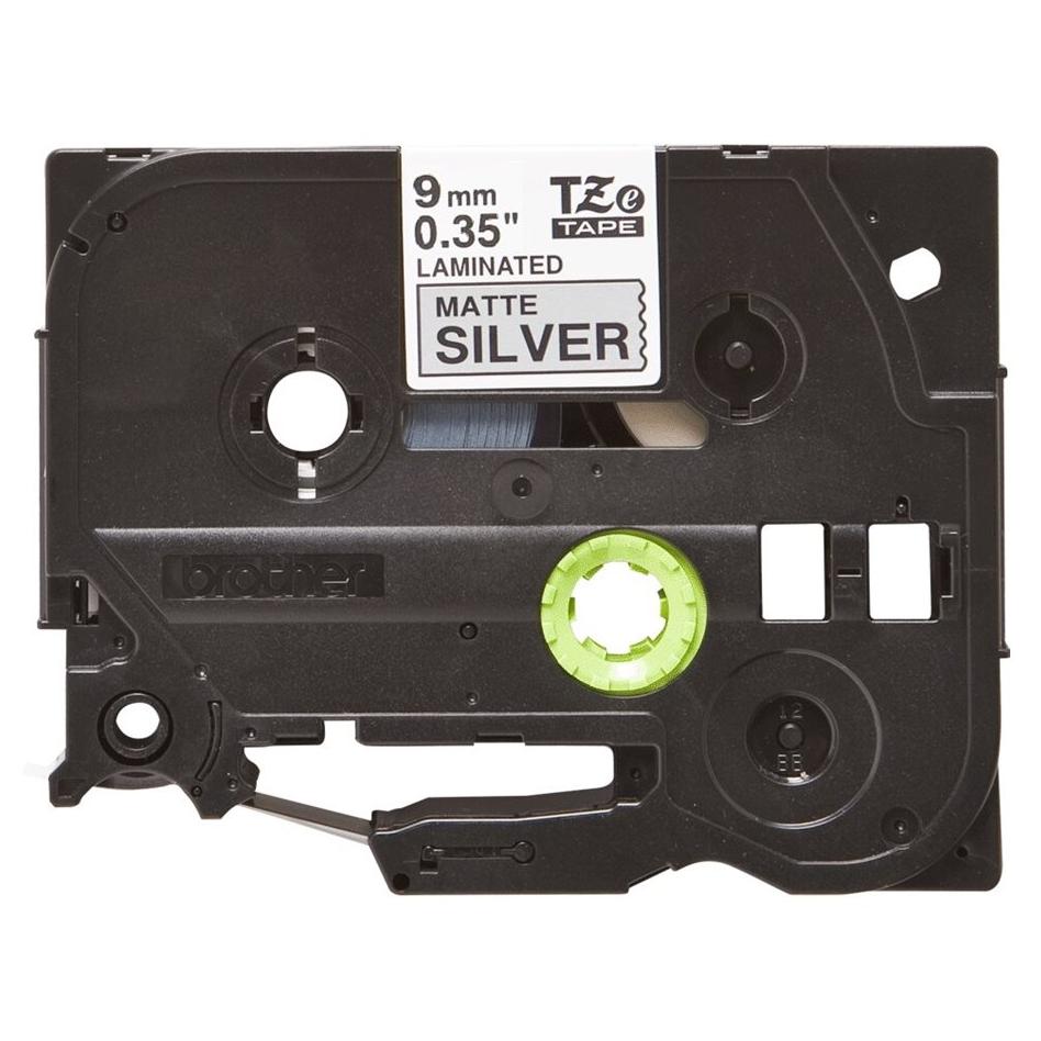 Brother TZe-M921 - Noir sur argent mat - Rouleau (0,9 cm x 8 m) 1 cassette(s) ruban laminé - pour P-Touch PT-E100, PT-H100R, PT-P900W, PT-P950NW; P-Touch EDGE PT-P750WVP
