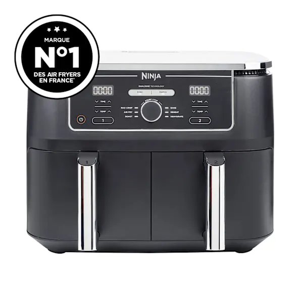 Friteuse sans huile Ninja Foodi MAX DualZone AF400EU 9,5L Noir Friteuse sans huile Ninja Foodi MAX DualZone AF400EU 9,5L Noir
