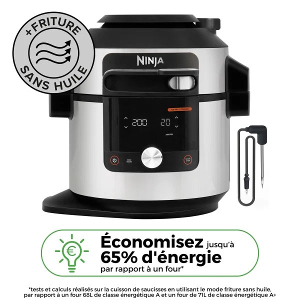 Ninja Foodi OL550EU - Multicuiseur - 6 litres - 1460 Watt - noir / argent Ninja Foodi OL550EU - Multicuiseur - 6 litres - 1460 Watt - noir / argent
