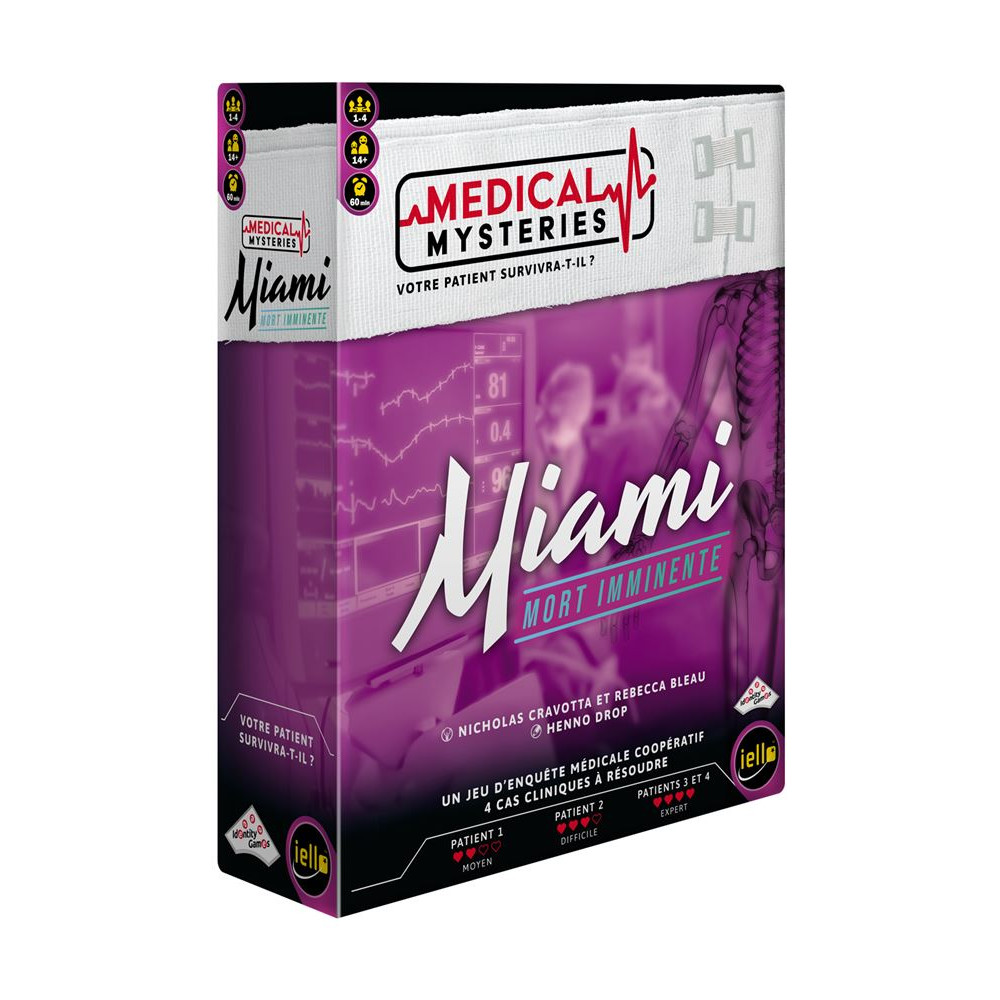 Jeu d'enquête Iello Medical Mysteries : Miami - vue 2