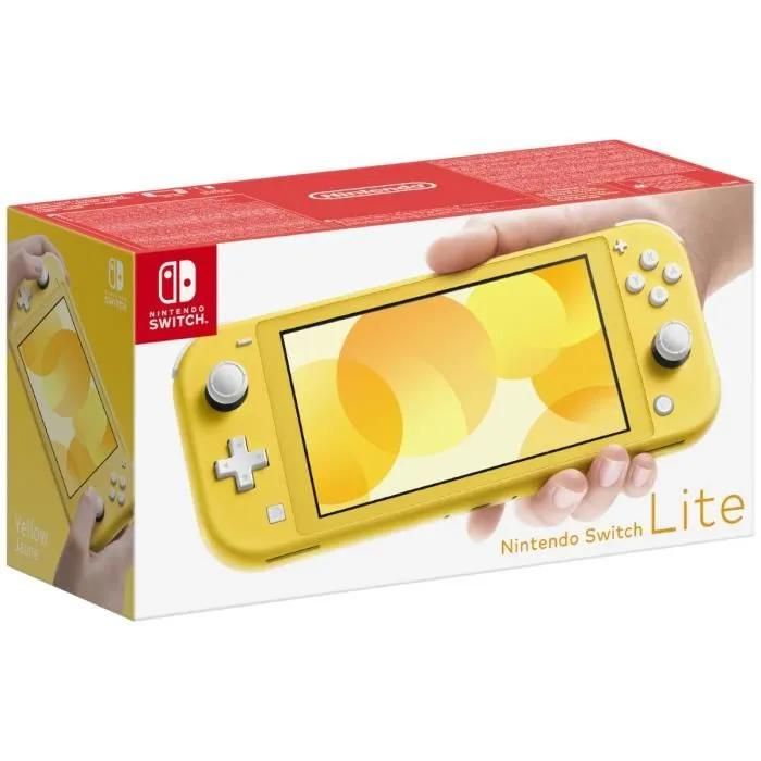 Console Nintendo Switch Lite jaune Console Nintendo Switch Lite jaune