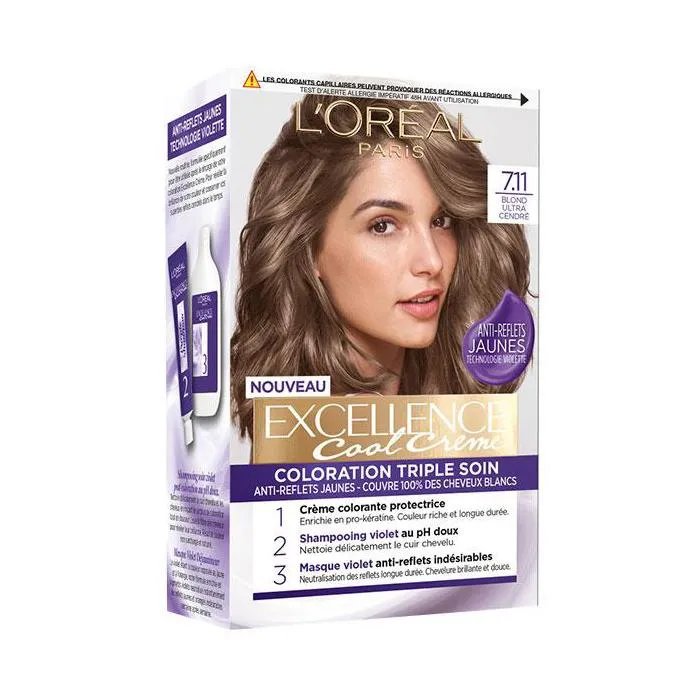 L#039;Oréal Paris Excellence Cool Crème 7.11 Blond Ultra Cendré
