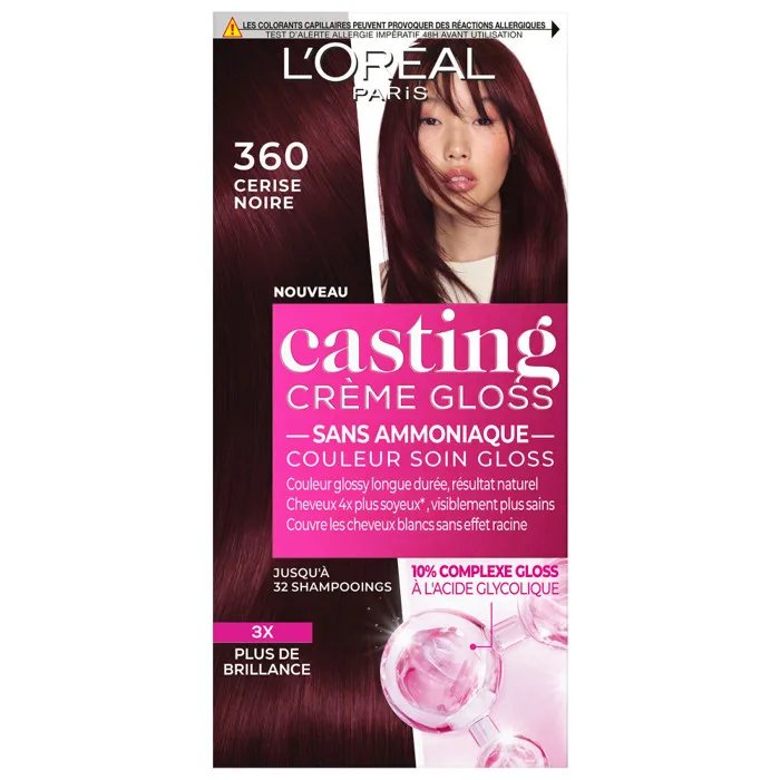 Coloration Sans Ammoniaque 360 Cerise Casting Creme Gloss La Coloration - vue 2