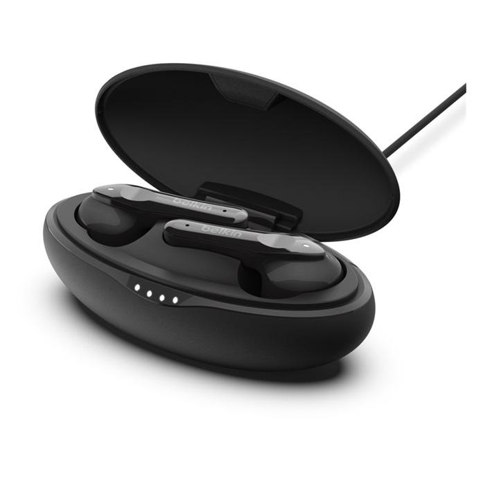 Belkin SoundForm Move - Écouteurs sans fil avec micro - intra-auriculaire - Bluetooth - noir Belkin SoundForm Move - Écouteurs sans fil avec micro - intra-auriculaire - Bluetooth - noir