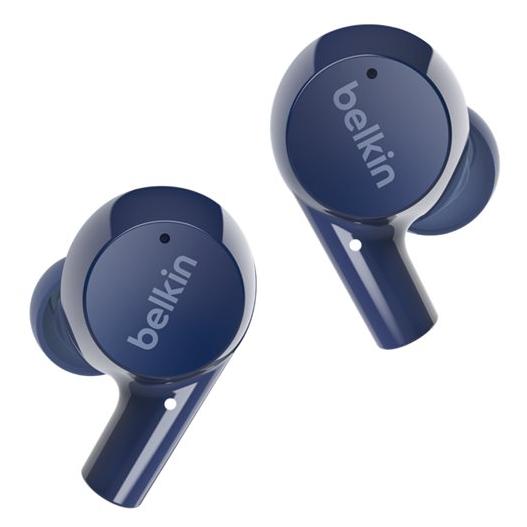 Belkin SoundForm Rise - Écouteurs sans fil avec micro - intra-auriculaire - Bluetooth - bleu Belkin SoundForm Rise - Écouteurs sans fil avec micro - intra-auriculaire - Bluetooth - bleu