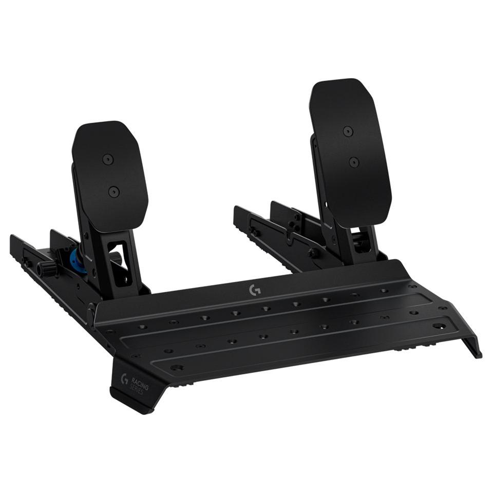 Logitech G RS Pedals Pedales de simulation de course avec frein a capteur de pression 75 kg positionnement des pedales reglable conception modulaire chassis en acier robuste et extensible. - vue 3