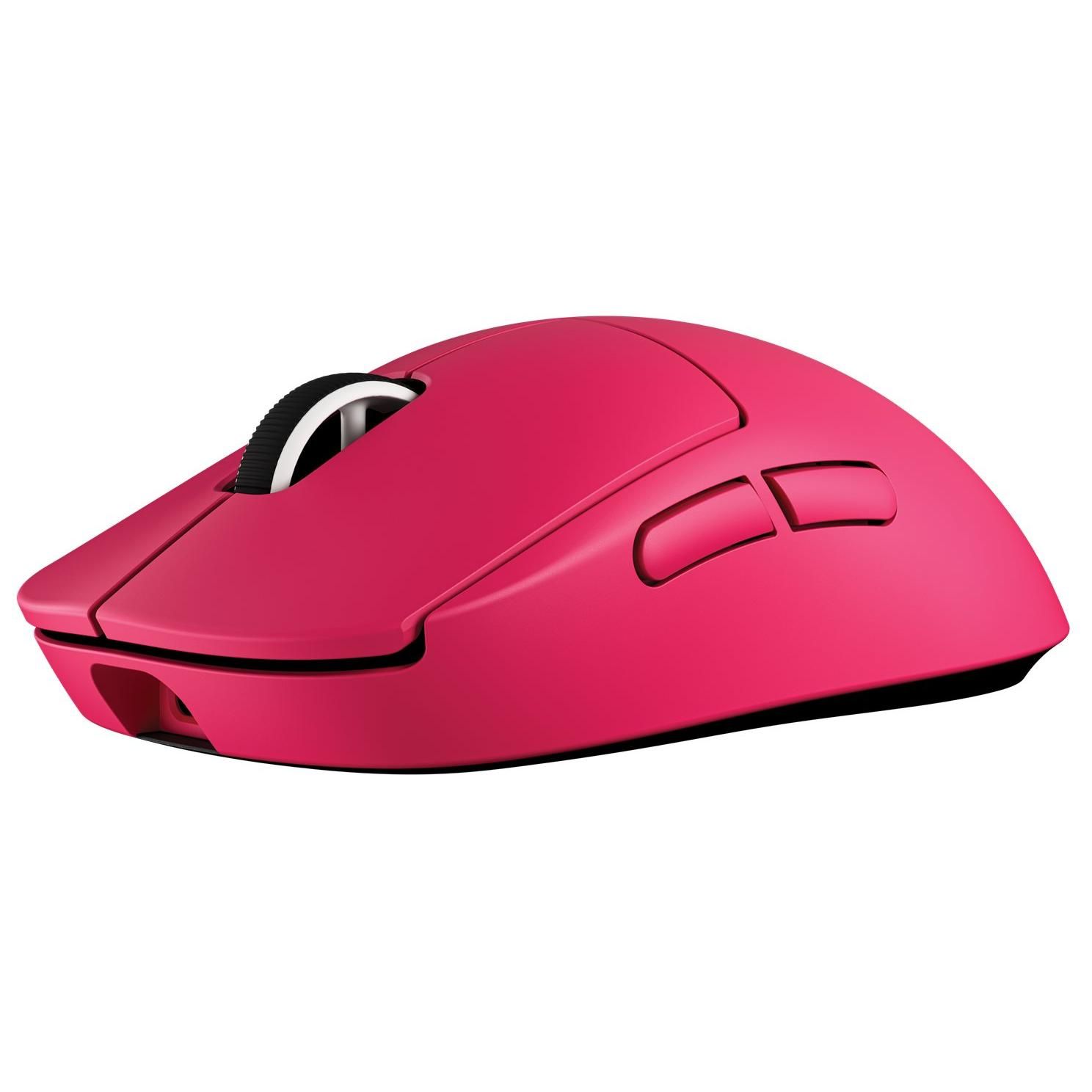 Logitech G PRO X SUPERLIGHT 2C - Souris - jeux - 5 boutons - sans fil, filaire - 2.4 GHz, USB - récepteur USB Logitech LIGHTSPEED - rose