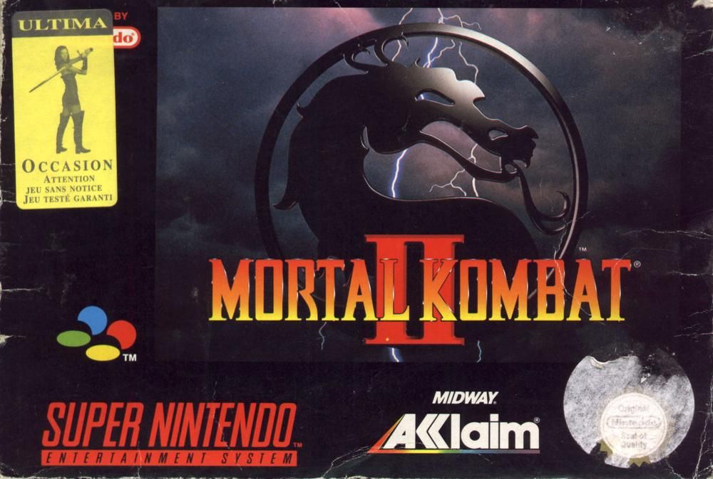 Mortal Kombat 2 Snes Super Nintendo
