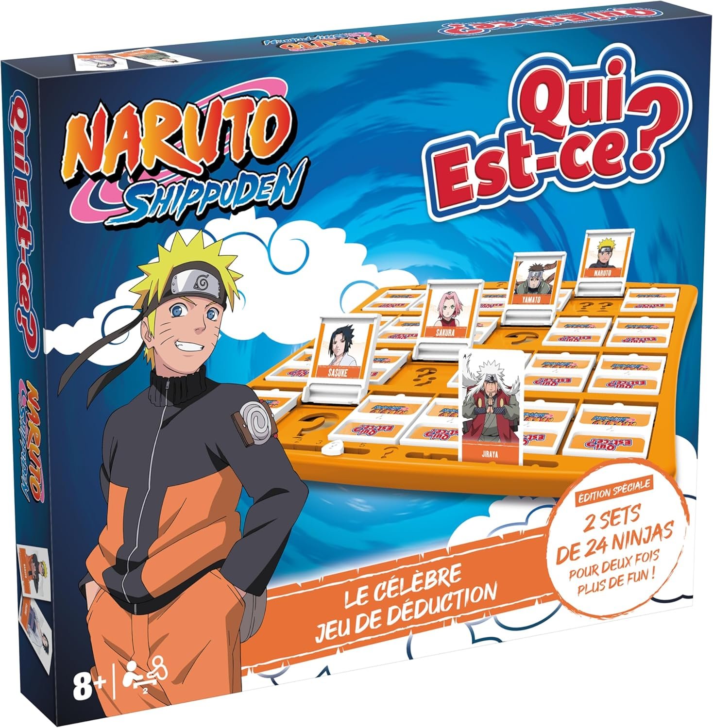 QUI EST CE ? Naruto Shippuden Jeu de société WINNING MOVES Dès