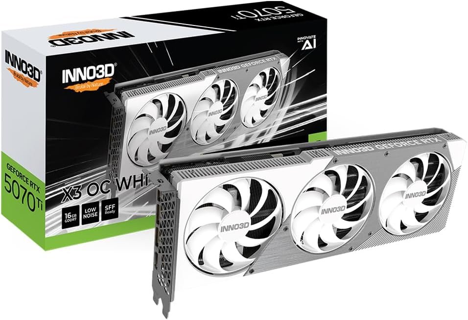 Carte Graphique INNO3D NVIDIA GeForce RTX 5070 TI X3 OC GDDR7 256 Bits PCI Express Gen 5