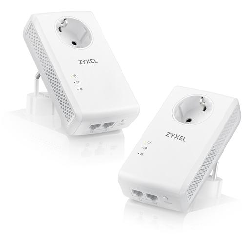 Zyxel Pla5456 - Starter Kit - Kit D'Adaptation Pour Courant Porteur 1Gbe, Homeplug Av (Hpav), Homeplug Av (Hpav) 2.0, Ieee 1901 - Branchement Mural (Pack De 2)