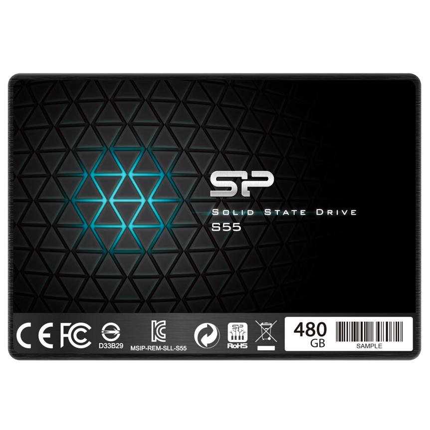 Silicon Power Slim S55 480GB disques SSD Série ATA III 2.5&quot