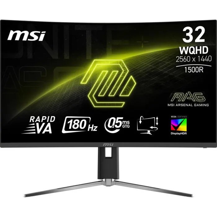 MSI MAG 32CQ6PF écran plat de PC 80 cm 31.5 2560 x 1440 pixels Wide Quad HD Neuf - vue 5