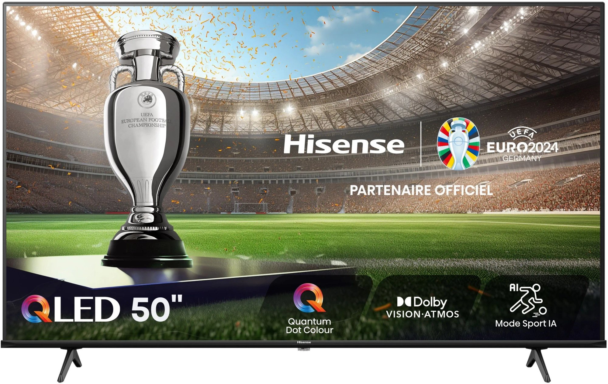 Tv Qled 4k 50'' 127 Cm 50e7nq Hisense - vue 5