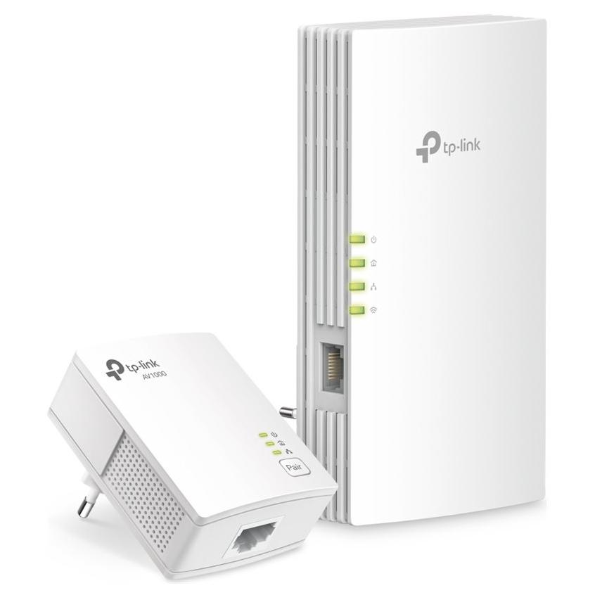 TP Link TL WPA7817 KIT adattatore di rete PowerLine 1000 Mbit/ Collegamento ethernet LAN Wi Fi Bianco