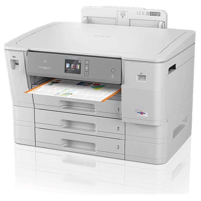 Brother HL J6100DW Imprimante couleur Recto verso jet d'encre A3Ledger 1 200 x 4 800 ppp jusqu'à 22 ppm mono /jusqu'à 20 ppm couleur capacité : 850 feuilles USB 2.0 LAN...