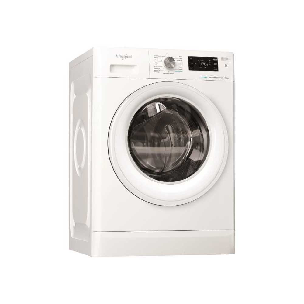 Lave linge hublot WHIRLPOOL FFBU827VFR 8 kg Induction L60cm 1200 trsmin - vue 6