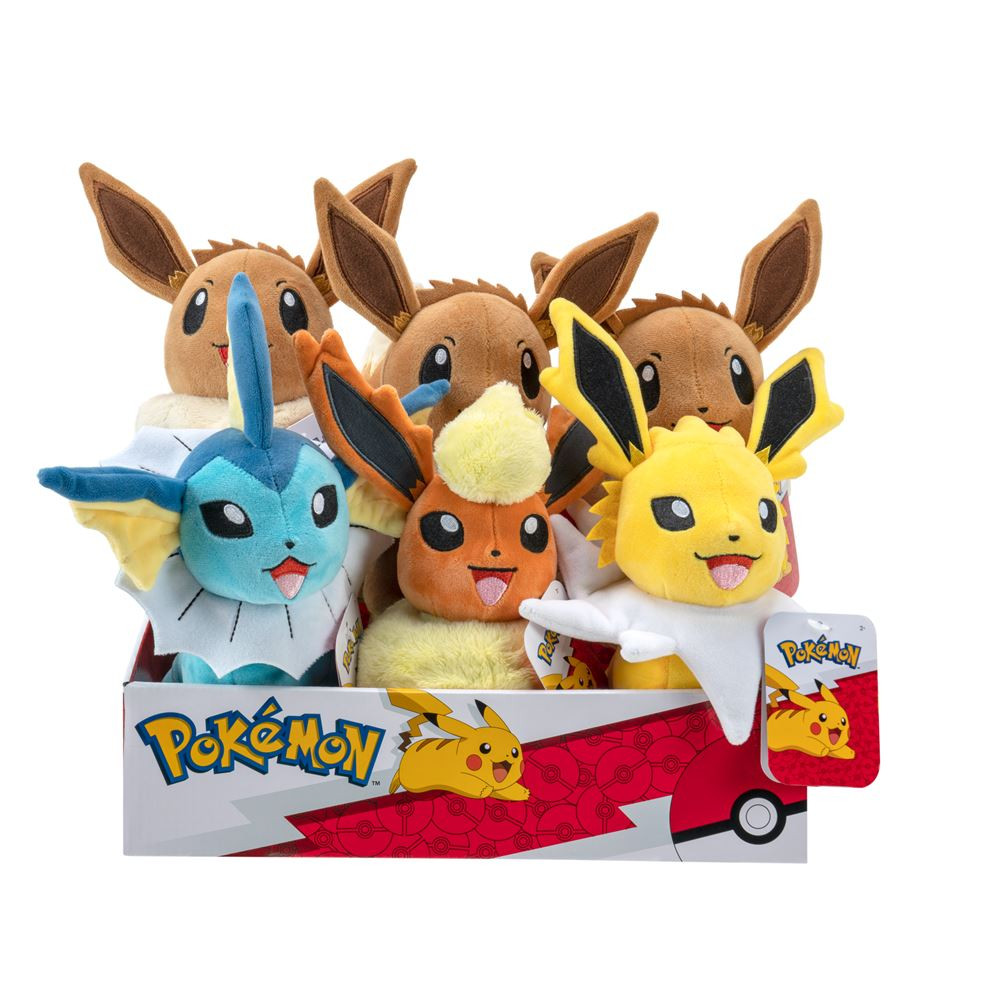 Peluche Pokémon Evoli Evolutions Modèle aléatoire - vue 2