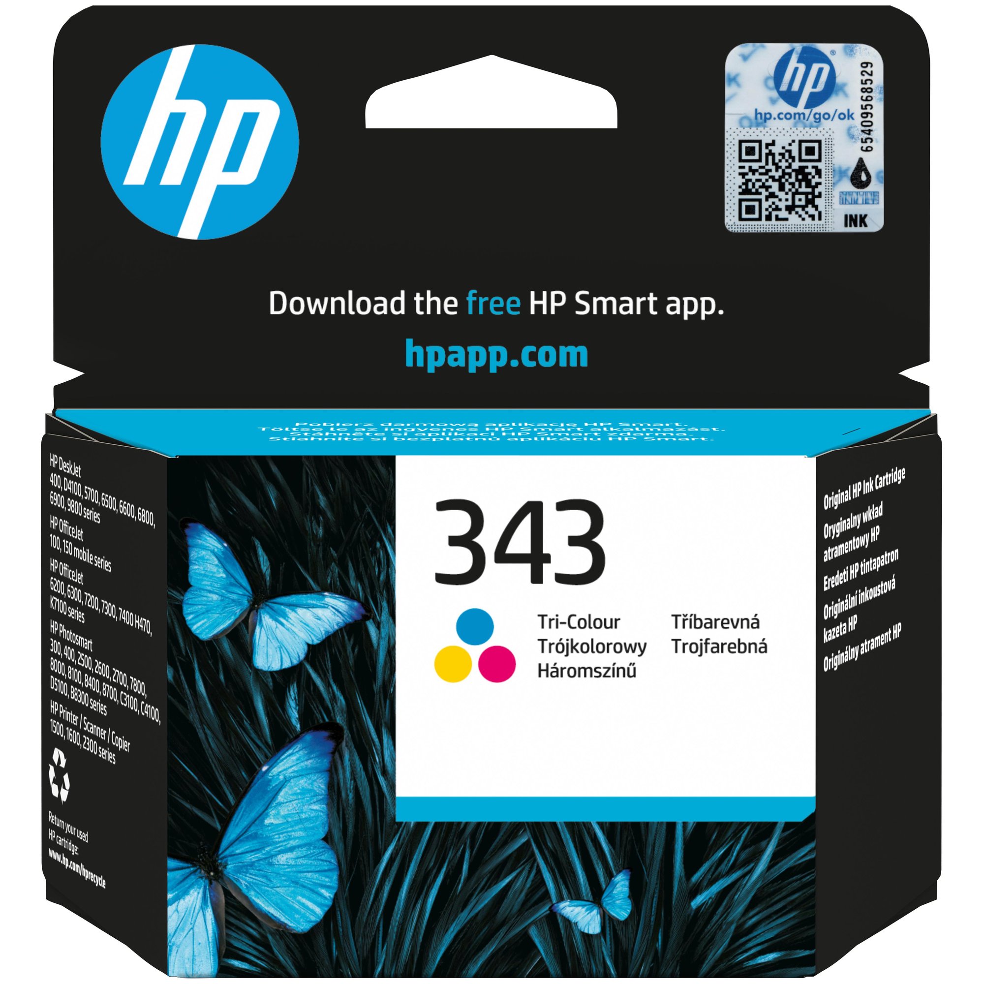 HP 343 Tri Couleurs - vue 2