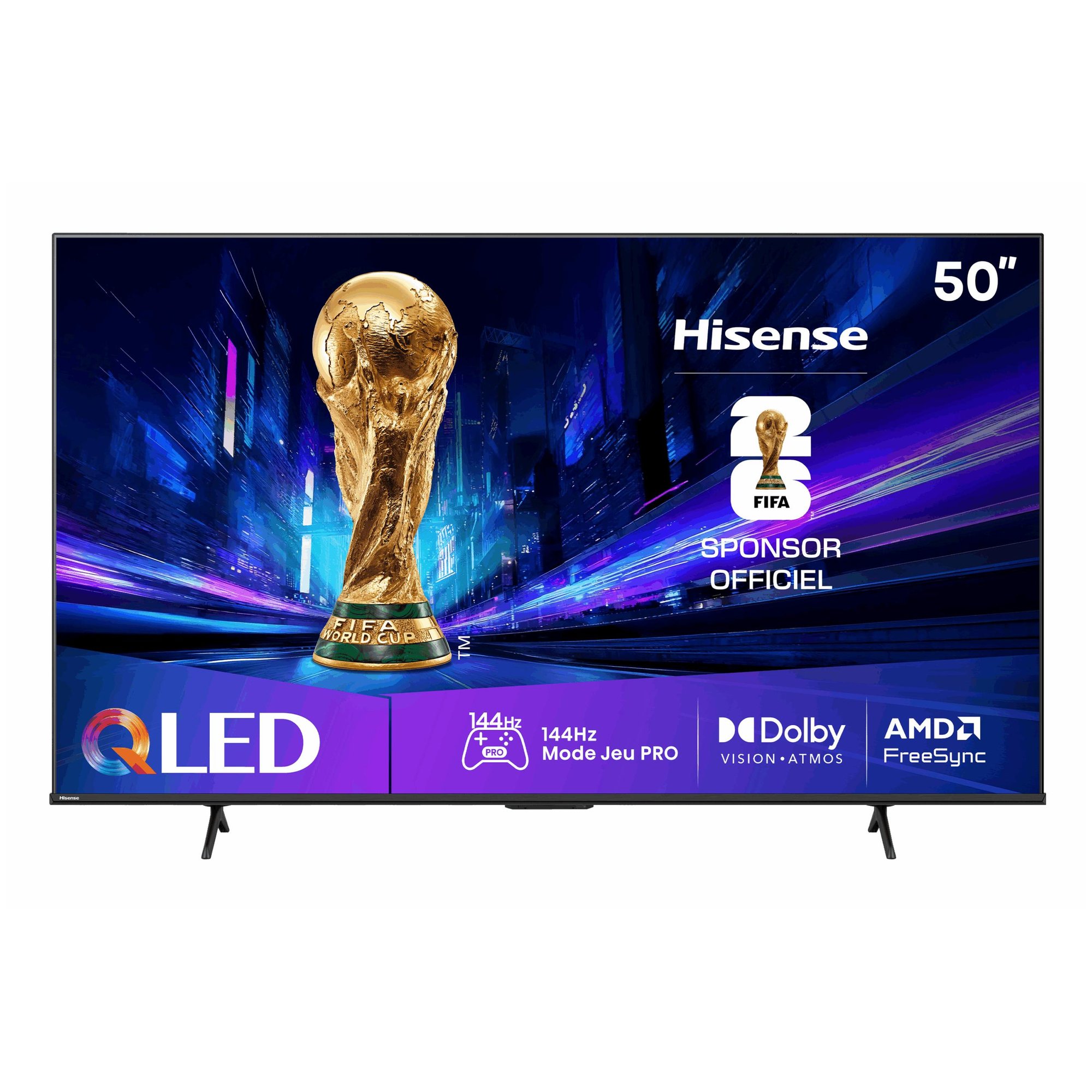 TV QLED Hisense 50E79Q Pro 126 cm 2025 - vue 3