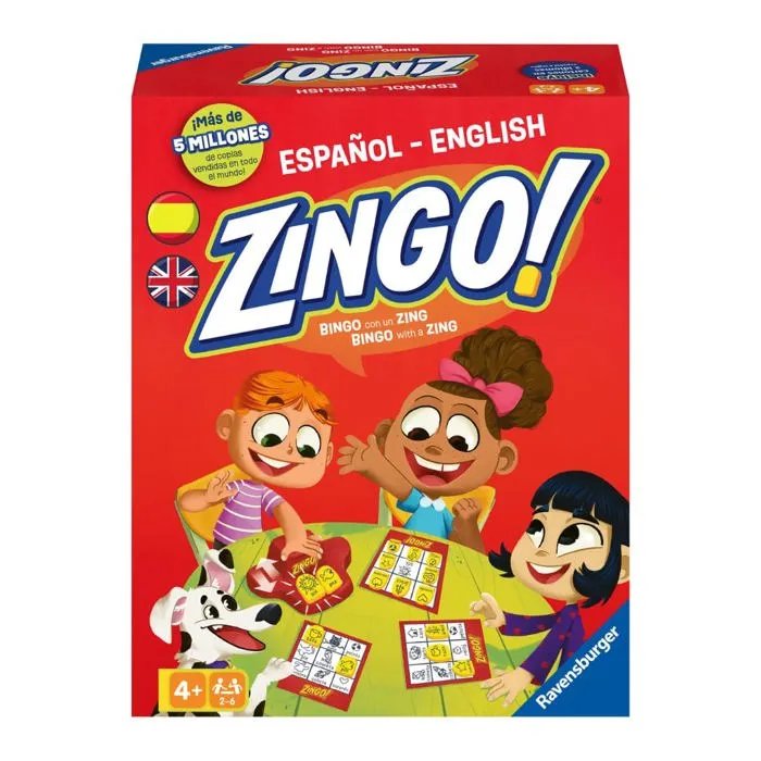 Jeu Éducatif Zingo Ravensburger Zingo! 2 À 6 Joueurs 21x26x9 Cm Éducatif Apprendre 'anglais