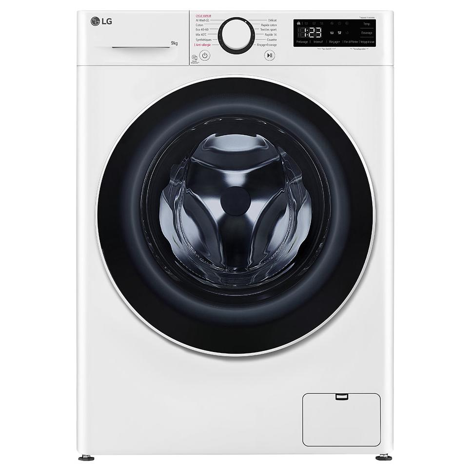 LG Lave linge frontal 9 kg essorage 1400 trmin F94R50WHS - vue 2