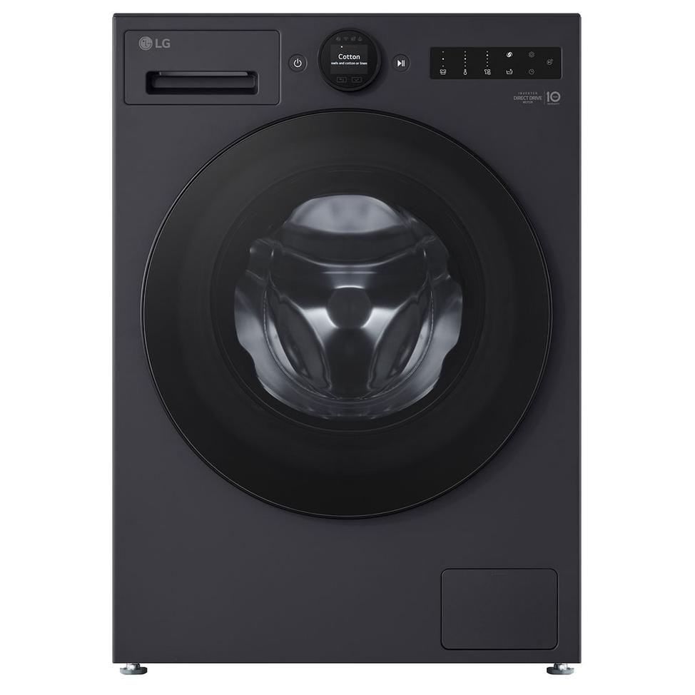 LG F14X76BMST machine à laver chargement frontal 11 kg 1350 tr/min Noir