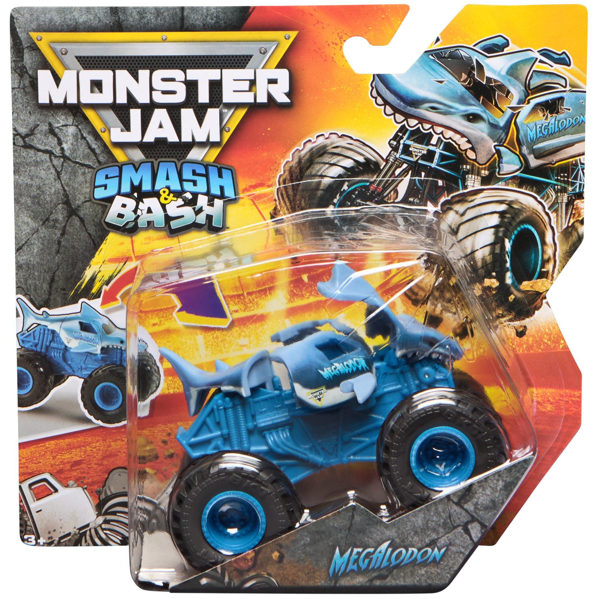 Monster Jam 1 Véhicule Die Cast 1:64 'écrase Et Se Répare 1 Véhicule Authentique Monster Truck Officiel À Collectionner Echelle 1:64 Jouet Enfant Et + Modèle Aléatoire