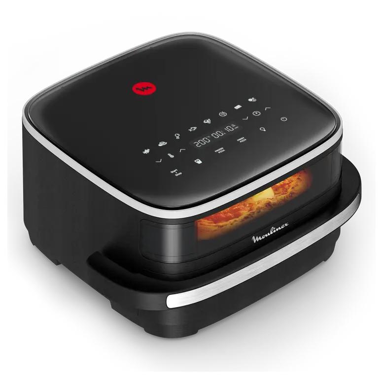 Moulinex Easy Fry Surface & Pizza Air fryer Très grande surface de cuisson Compact Fenêtre de visualisation AL4018F0