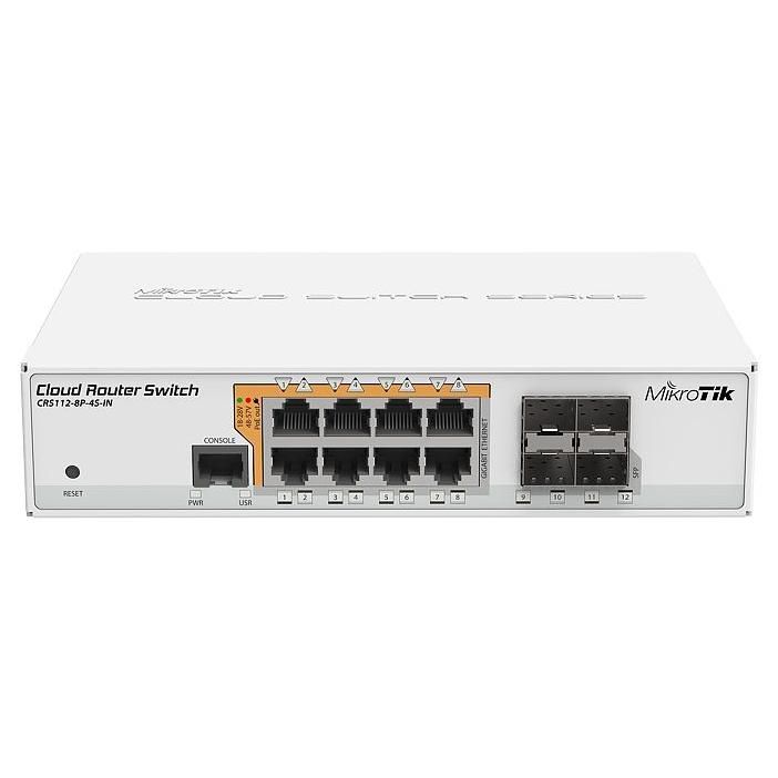 MikroTik CRS112 8P 4S IN Switch 8xGB 4xSFP L5