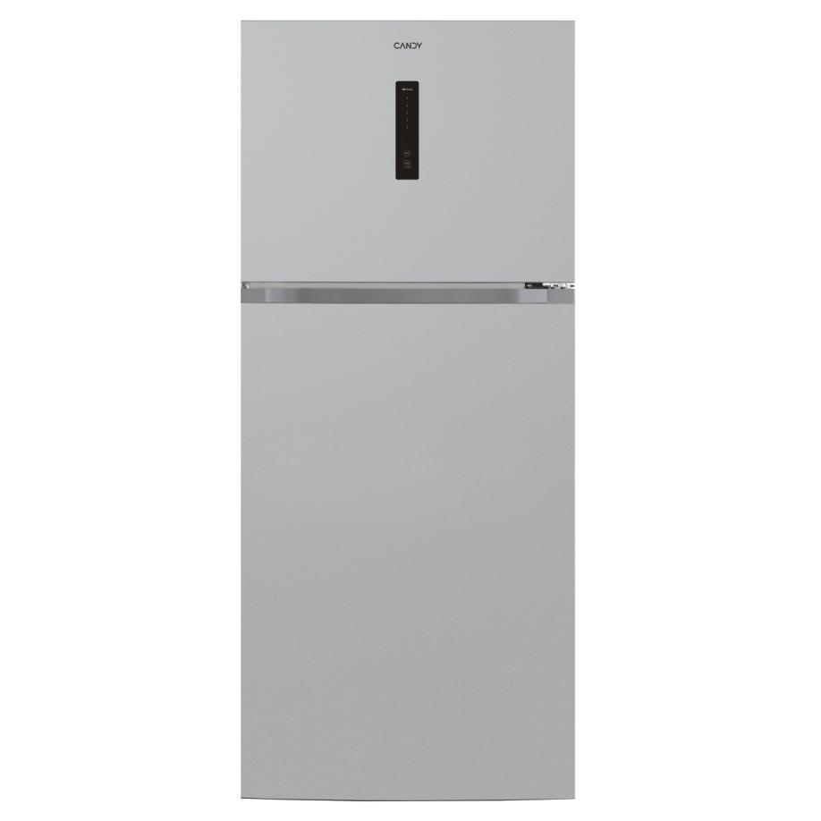 Réfrigérateur-congélateur Candy CDG5T717ES - congélateur haut - 70x70x168 cm (lxpxh) - 410 litres - classe E - argent