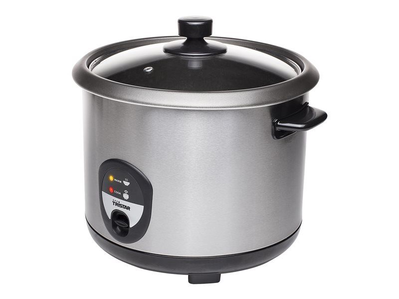 Tristar RK 6129 Cuiseur à riz 2.2 litres 900 Watt acier inoxydable