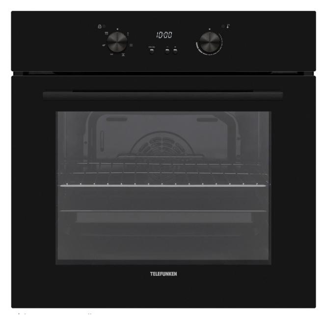 TELEFUNKEN Four encastrable pyrolyse TFKMP64K2 65 litres Chaleur brassée - vue 5