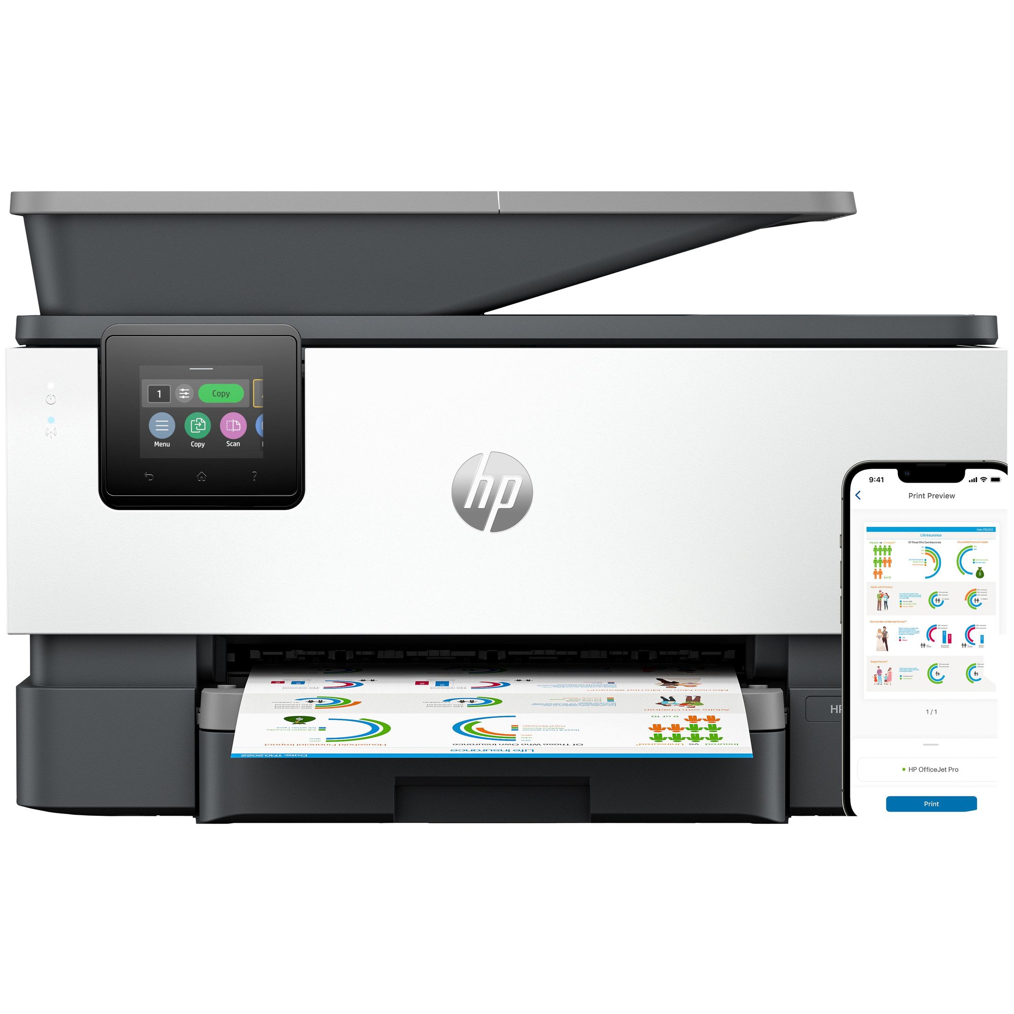 Imprimante Multifonctions Jet D'encre Instant Ink Officejet Pro Hp - vue 4