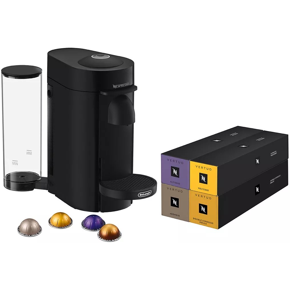 Machine à café NESPRESSO DELONGHI VERTUO PLUS BUNDLE ENV 150 BM + 52 CAPSULES OFFERTES
