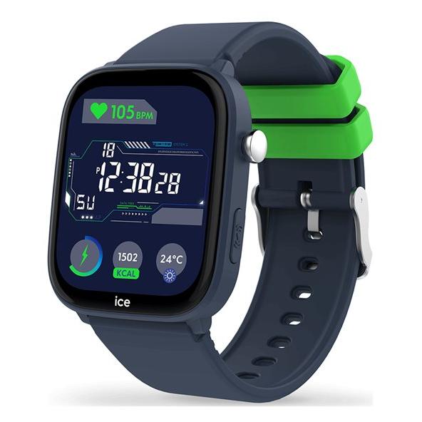 Ice-Watch ICE SMART Junior 3.0 - Polyamide (PA+) - Montre connectée avec bracelet - silicone - bleu - taille du poignet : jusque 195 mm - affichage 1.75 - Bluetooth - 160 g - bleu