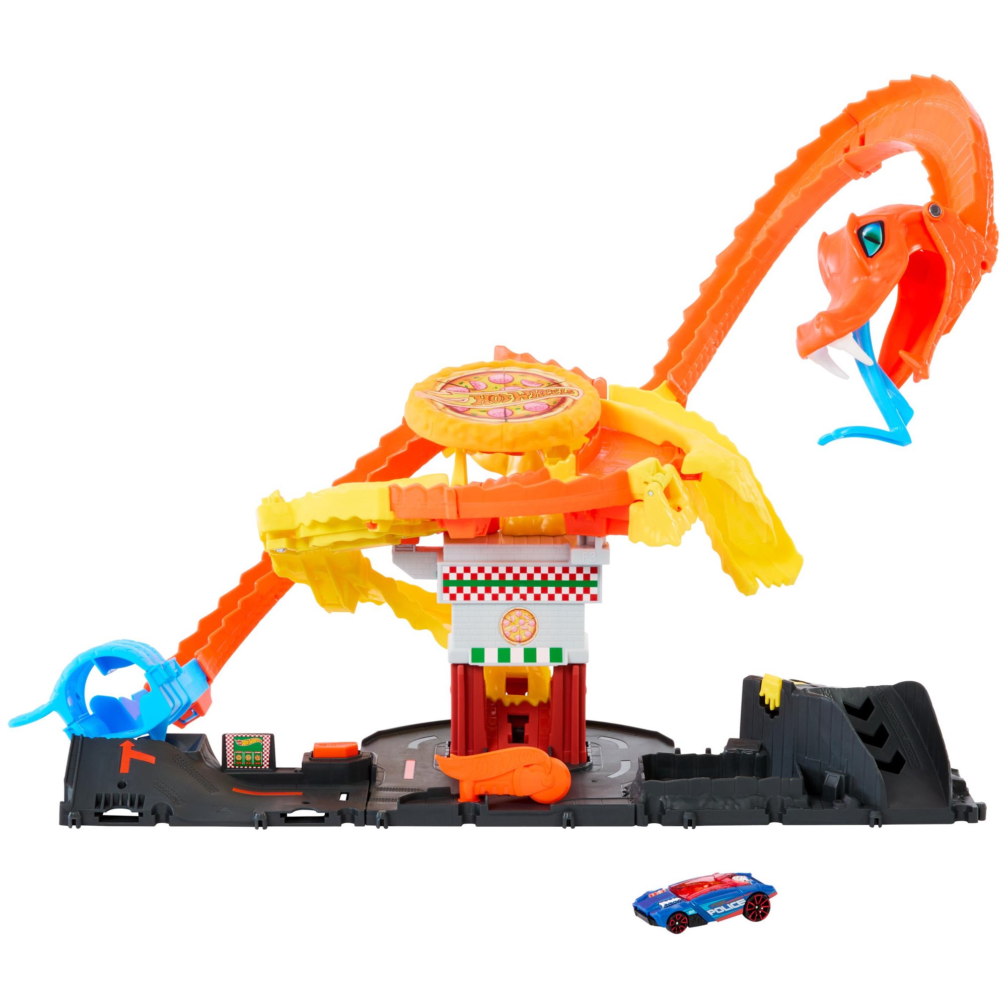 Hot Wheels City - Coffret L'Attaque de la Pizzeria