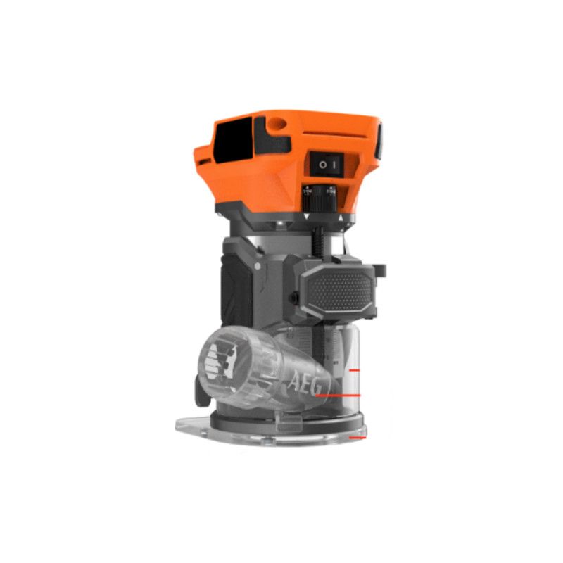 Affleureuse AEG 18V Brushless Sans batterie ni chargeur BOF18BL3 0