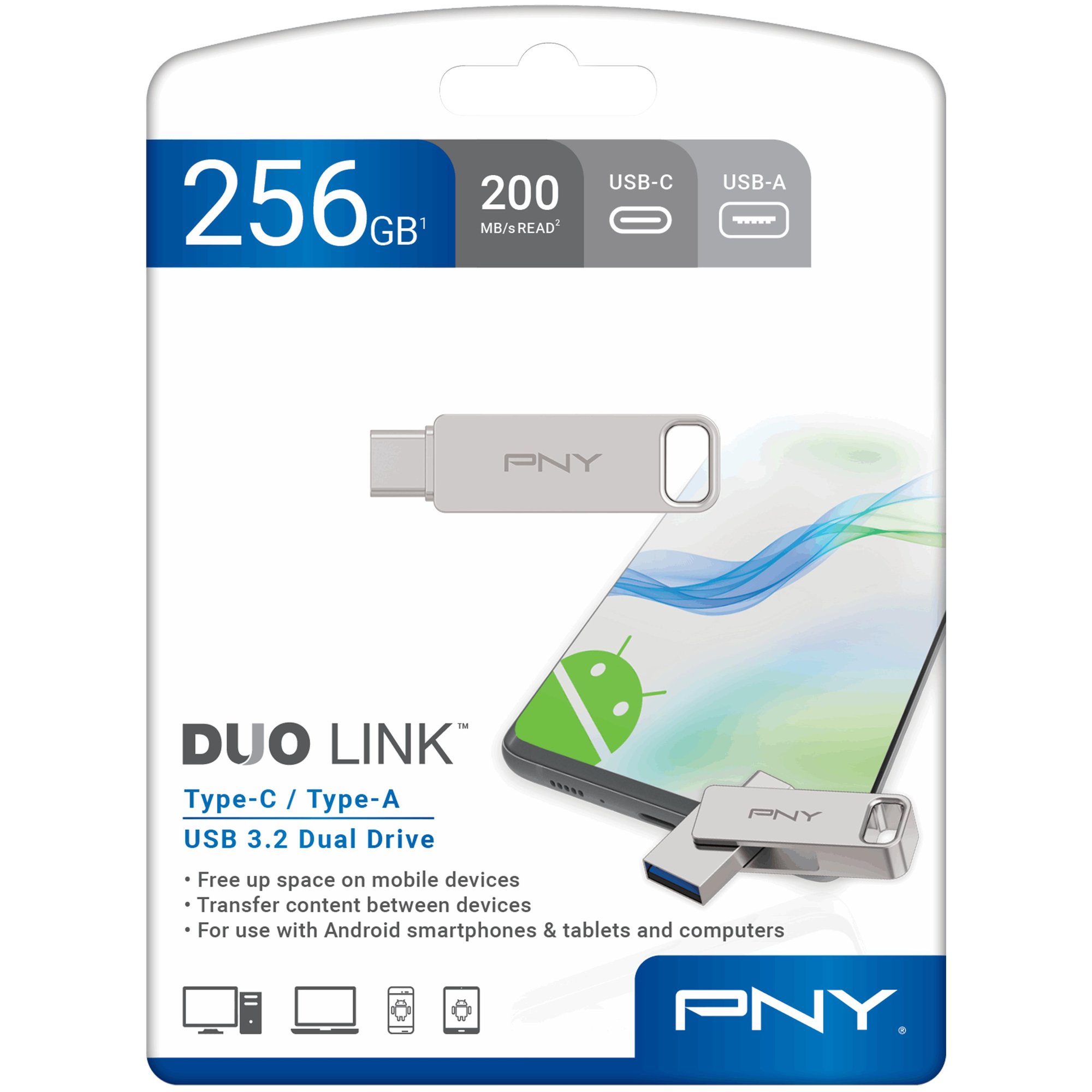 Clé Usb Duo Link Otg Pny - vue 6