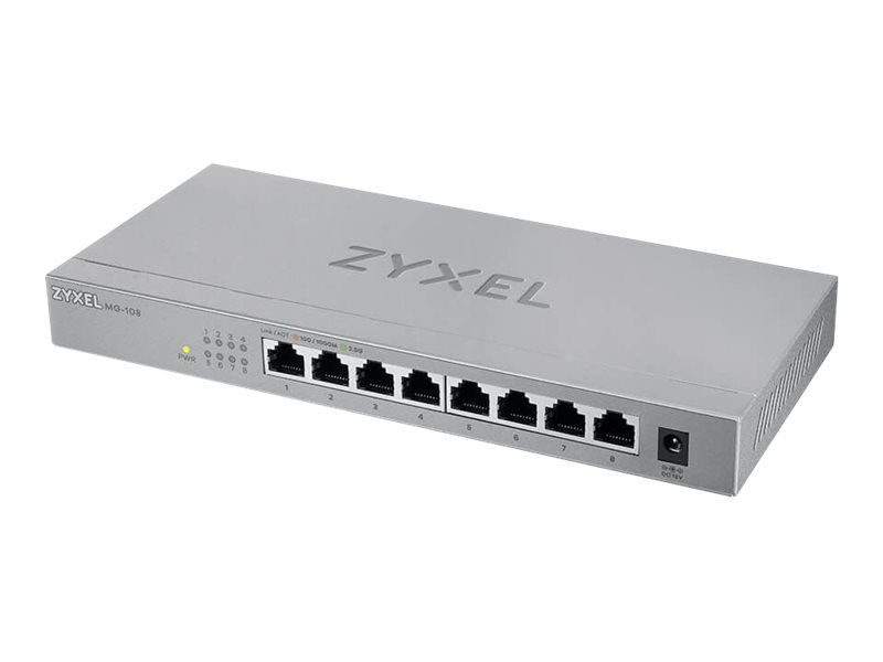 Zyxel MG 108 Non géré 2.5G Ethernet 10010002500 Acier Neuf