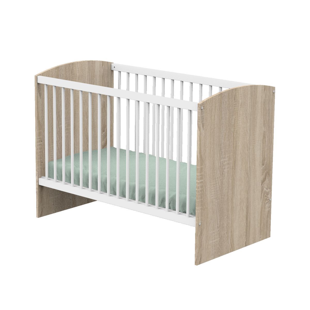 Lit Bébé 60x120 Cm Access Bois Sauthon Meubles - vue 2