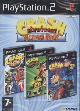 CRASH BANDICOOT ACTION PACK / Jeu console PS2 - vue 2