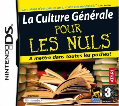 La Culture Générale Pour Les Nuls Nintendo Ds