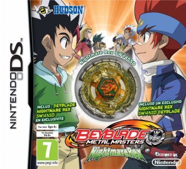BEYBLADE METAL MASTER: NIGHTMARE REX + TOUPIE / DS - vue 2