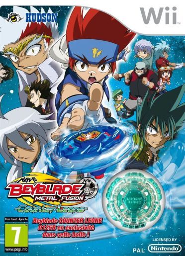 Beyblade Metal Fusion + Toupie Wii