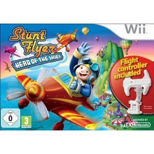 Stunt Flyer - Hreo Of The Skies + Flight Controller Wii