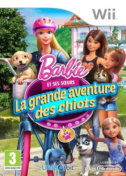 Barbie et la Grande Aventure des Chiots Jeu Wii U - vue 2