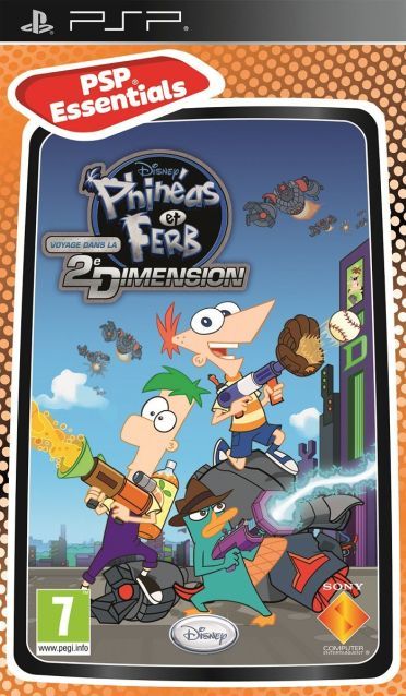 Phineas & Ferb Voyage Dans La 2ème Dimension Essentials Psp