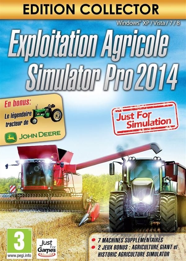 Exploitation Agricole Simulator 2014 Pro Edition Collector Pc