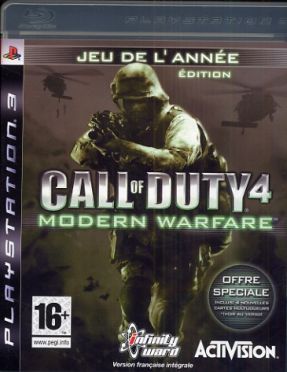 Call Of Duty 4 : Modern Warfare Game Of The Year Ps3